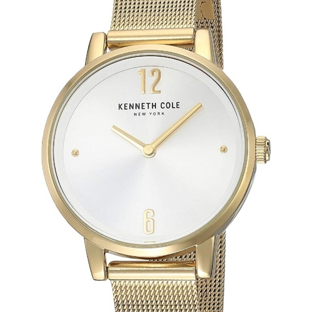 Kenneth Cole New York Women's
Analog Watch Gold-Tone Steel
Bracelet NWT